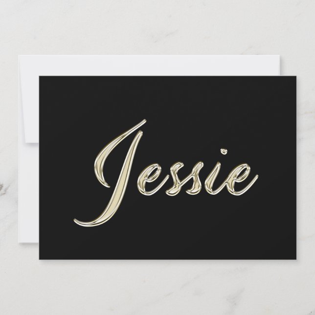 Carte blanche de Jessie (Devant)