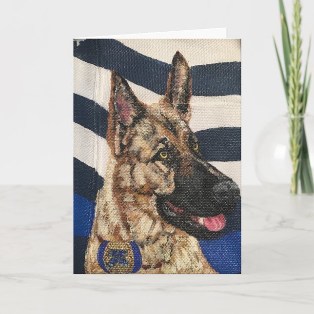 Carte blanche de la police canine (Devant)