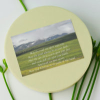 Carte blanche de photo Irish Blessing Green Valley