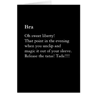 Carte blanche de poème de bar amusant