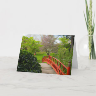 Carte blanche de pont rouge