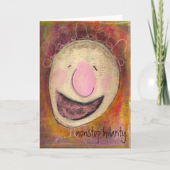 carte blanche d'hilarité sans arrêt (Devant)