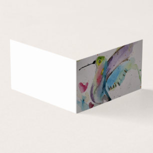 Carte blanche d'oiseau-de-mer Aquarelle