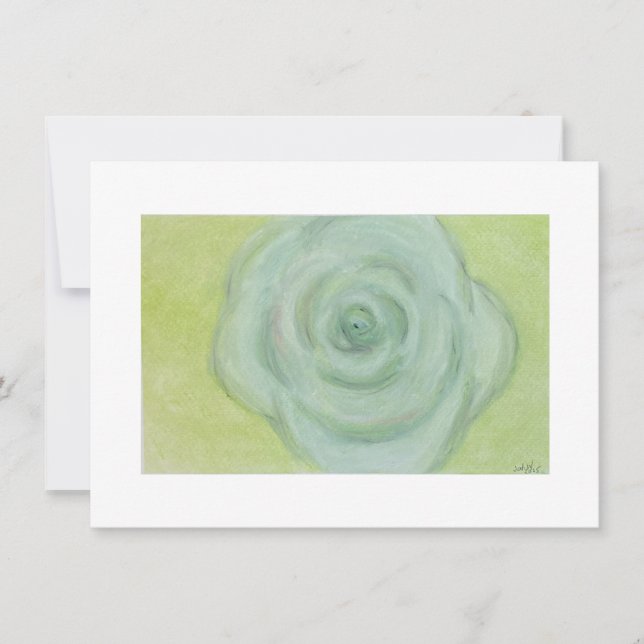 Carte blanche Fleur Blanche (Devant)