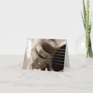 Carte blanche guitariste