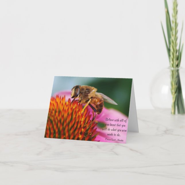 Carte blanche inspirante (Devant)