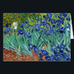 Carte blanche Irises Vincent van Gogh Peinture<br><div class="desc">Vincent van Gogh (Dutch, 1853 - 1890) Irises, 1889, Oil on canvas Unframed: 74.3 x 94.3 cm (29 1/4 x 37 1/8 in.) Framed: 94.9 x 114.9 x 11.4 cm (37 3/8 x 45 1/4 x 4 1/2 in.) Le J. Paul Getty Museum de Los Angeles. Image numérique courtesy of...</div>