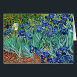 Carte blanche Irises Vincent van Gogh Peinture<br><div class="desc">Vincent van Gogh (Dutch, 1853 - 1890) Irises, 1889, Oil on canvas Unframed: 74.3 x 94.3 cm (29 1/4 x 37 1/8 in.) Framed: 94.9 x 114.9 x 11.4 cm (37 3/8 x 45 1/4 x 4 1/2 in.) Le J. Paul Getty Museum de Los Angeles. Image numérique courtesy of...</div>