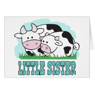 Carte blanche Little Sister Cows