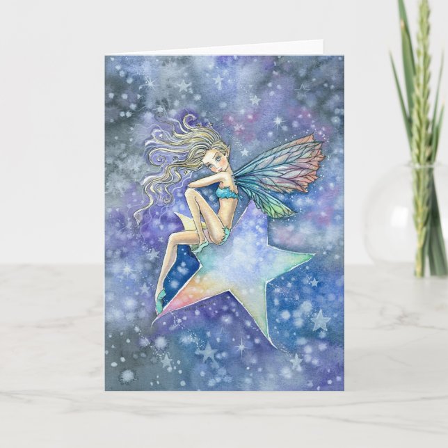 Carte blanche Little Star Fairy de Molly Harrison (Devant)