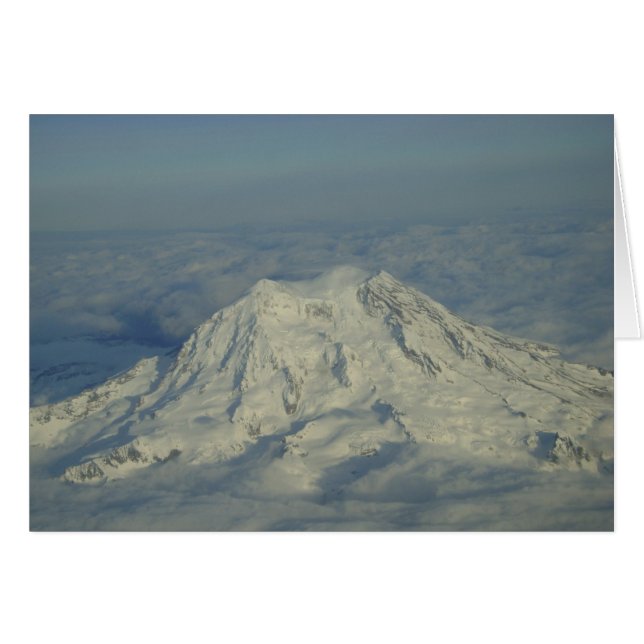 Carte blanche Mount Rainier (Devant horizontal)