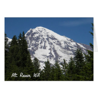 Carte blanche Mt Rainier Paridise