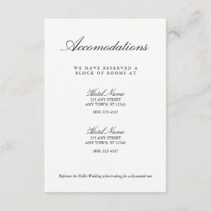 Carte blanche noire élégante de logement de