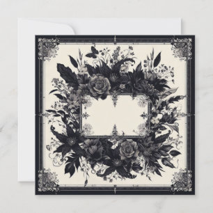 Carte blanche personnalisée et Modèle de télécharg