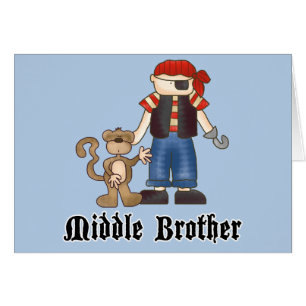 Carte blanche Pirate Middle Brother