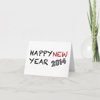 Carte blanche pour la nouvelle année 2014