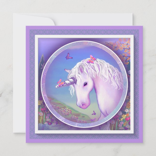 Carte blanche Purple Paradise (Devant)