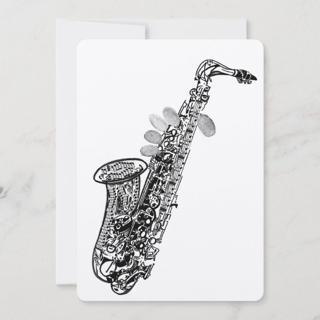 Carte blanche Saxophone (Devant)