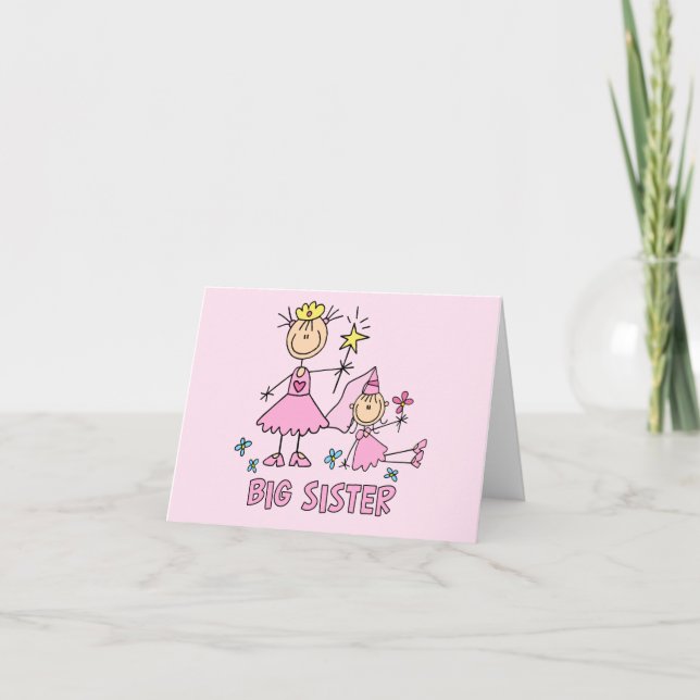 Carte blanche Stick Princess Duo Big Sister (Devant)