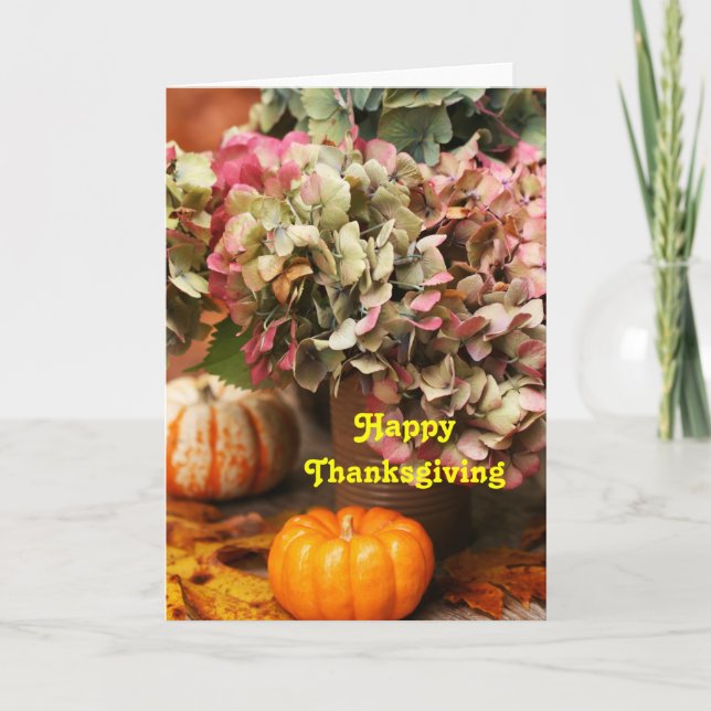 Carte blanche Thanksgiving (Devant)