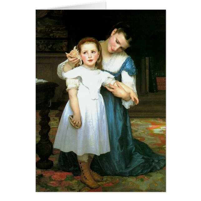 Carte blanche "The Shell" William-Adolphe Bouguere (Devant)