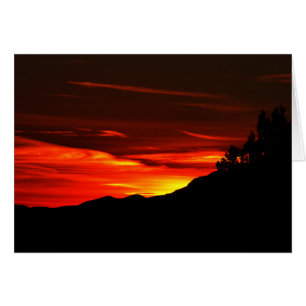 Carte blanche Utah Sunset Zion National Park