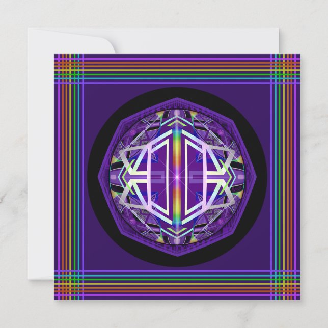 Carte blanche violette W3 (Devant)