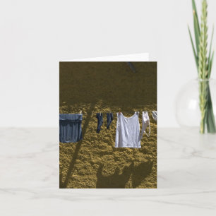 Carte blanchisserie le long du camino