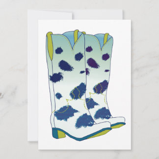 Carte Blank Boot Scoot (bleu/vert)