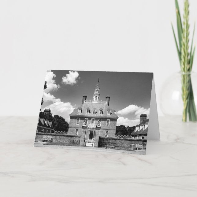 Carte Blank Card - The Governor's Palace (Devant)