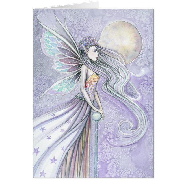 Carte Blank Fairy Beutiful Destiny's Lune (Devant)