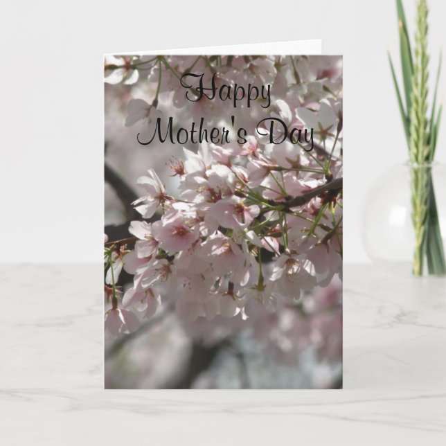 Carte Blank Inside Happy Mother's Day Card (Devant)