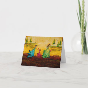 Carte Blank notecard with artwork by Marabeth Quin