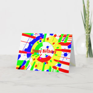 Carte Blast d'anniversaire