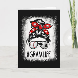Carte Bleached Gram Life Football Bun Messy Bysebyll Gam