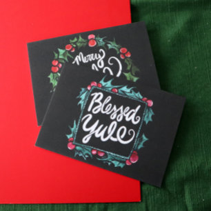 Carte Blessable Yule personnalisable