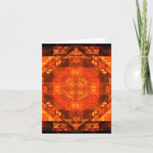 Carte Blessing Abstrait Art Note Card