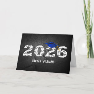 Carte Bleu 2025 Bac de graduation sur Black Rock