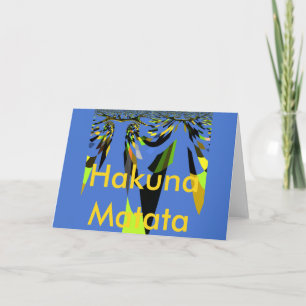 Carte Bleu Africain Tribal Motif Motif Art Imprimer