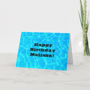 Cartes Piscine D Anniversaire Zazzle Fr