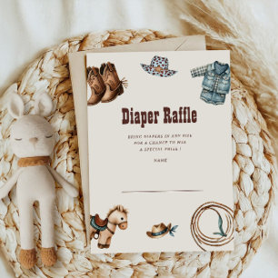 Carte Bleu Cowboy Roue Occidentale Raffin