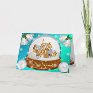 Carte Bleu doux hiver