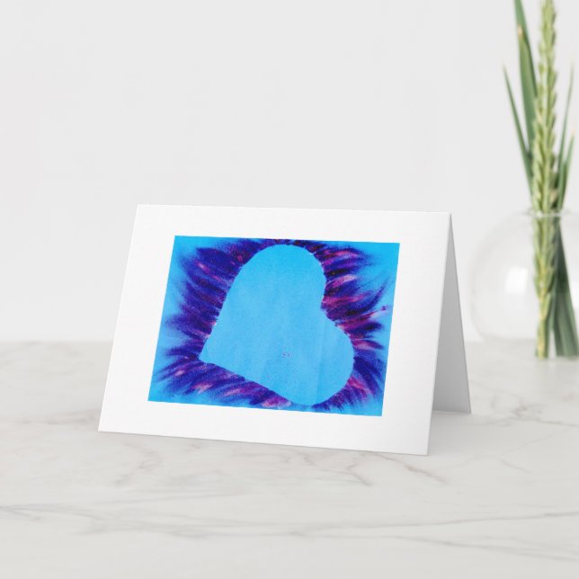 Carte Bleu du coeur2 (Devant)