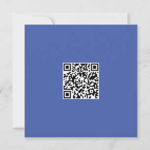 Carte Bleu net Monochrome moderne Vibe Code QR