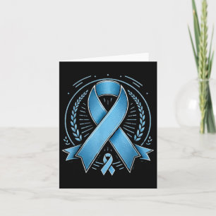 Carte Bleu Ruban Prostate Cancer Sensibilisation Surviva