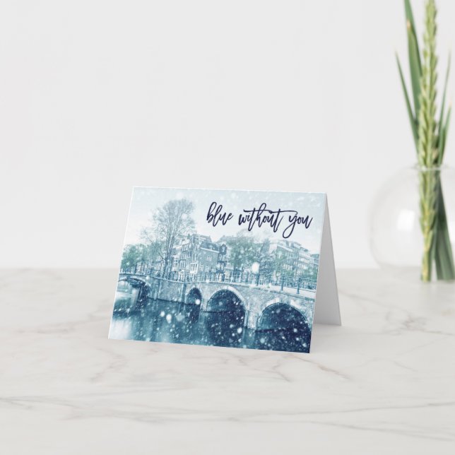 Carte Bleu sans toi (Devant)