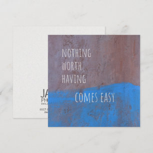 CARTE BLEUE 5.25 x 5.25