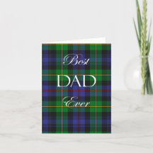 Carte bleue Best Papa Jamais Plaid