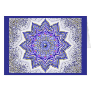 Carte bleue de Mandala 09