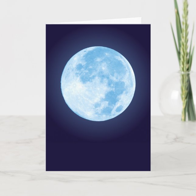 Carte bleue de Pleine lune (Devant)